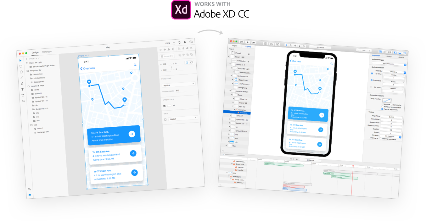 kite compositor and adobe xd