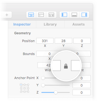 Lock Layer Aspect Ratio